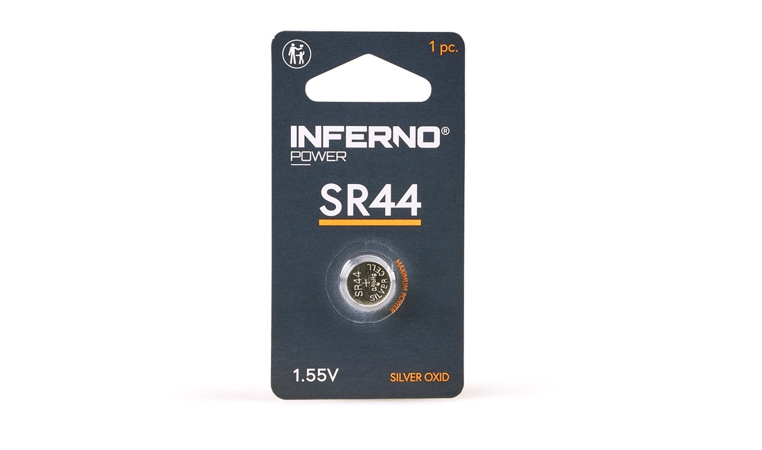  Sølv Oxid knapcellebatteri SR44 / 357 / 303