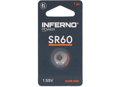 Silveroxid knappcellsbatteri SR60