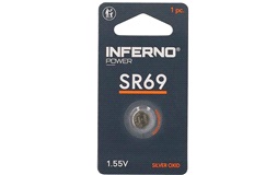 Silveroxid knappcellsbatteri SR69