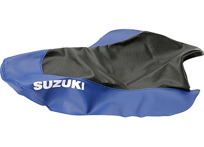Sædebetræk, sort/blå, Suzuki SMX