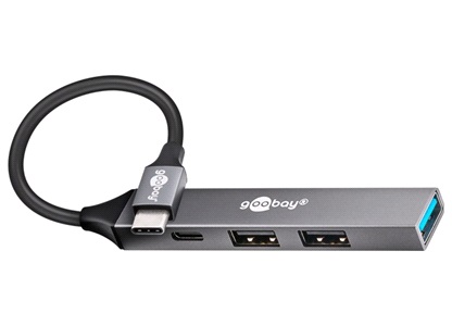 USB-hub 4 porte, USB-C til USB-A/C