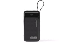 Powerbank 10.000 mAh 20W, med kabel