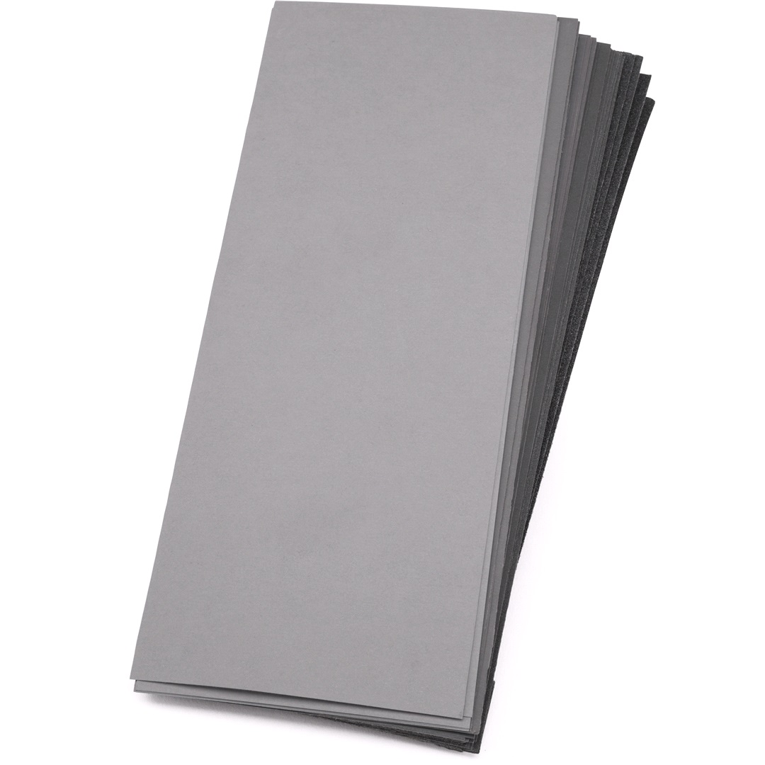 RAZE Våtslippapper set 42 ark 9x22,5 cm