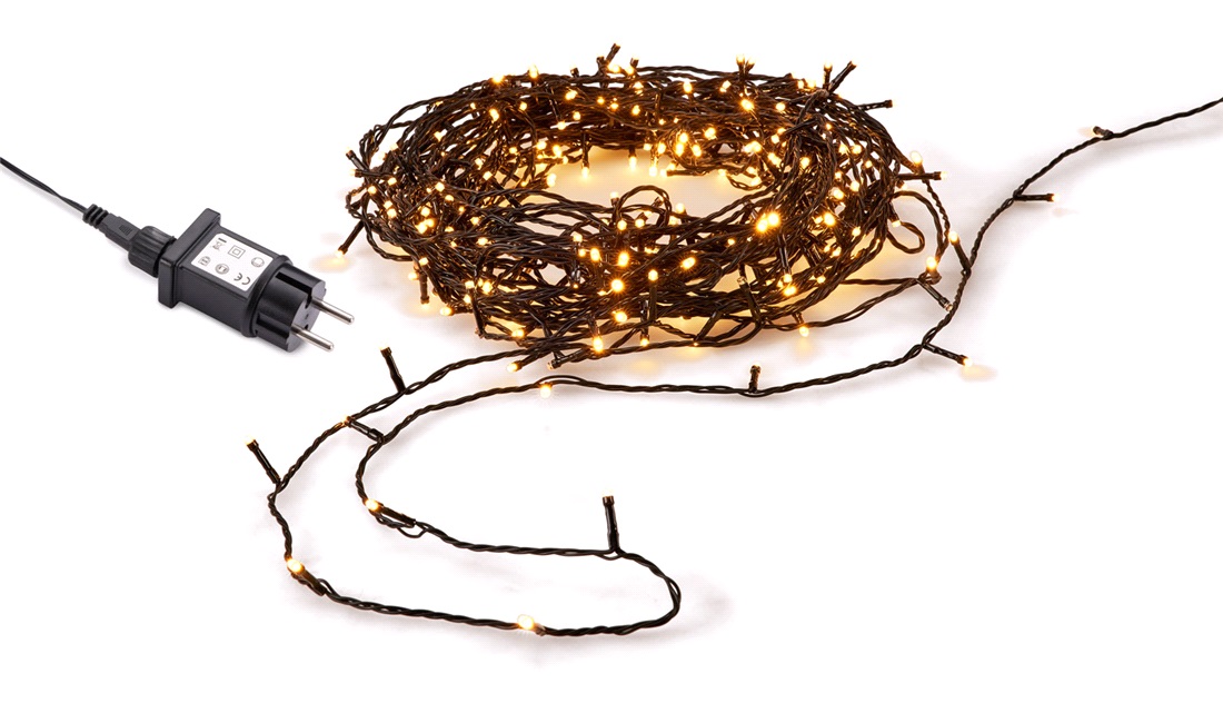 Lyslenke 300 LED varmhvit 29,9+5 m