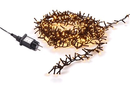 Lystre 90 cm 72 LED, batteri og timer