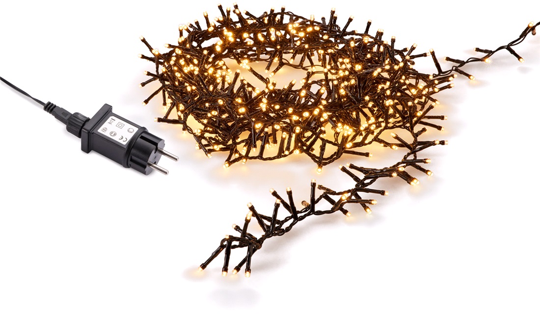  Lystre 90 cm 72 LED, batteri og timer