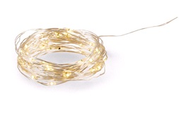 Dekorasjonslyslenke 50 LED varmhvit