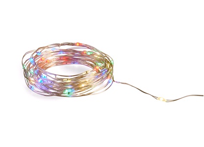 Dekorasjonslyslenke 20 LED mulitifarget