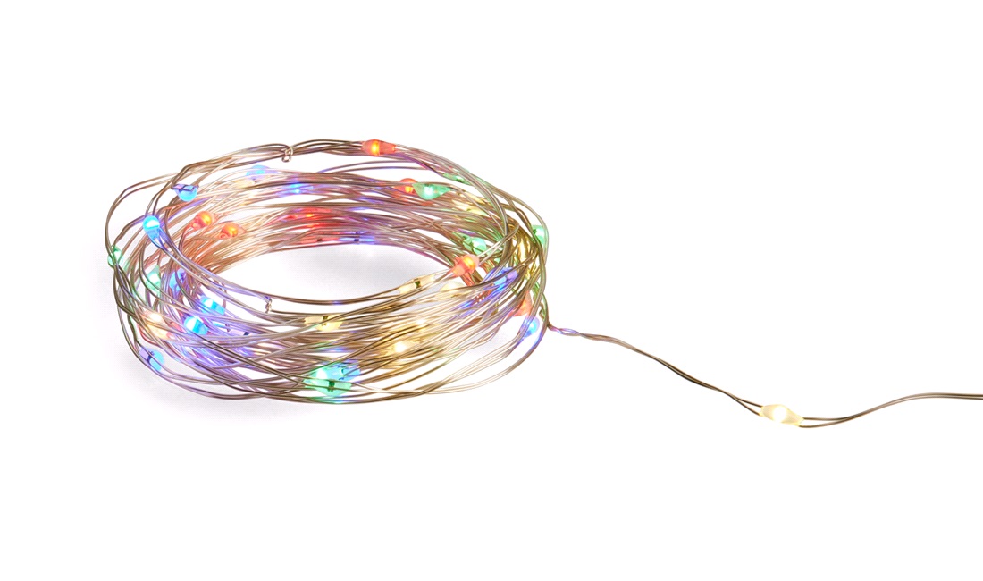  Dekorasjonslyslenke 20 LED mulitifarget