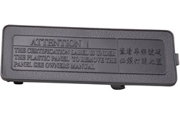 Deksel for rammenummer, Jet Sport X