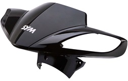 Forrerste styreskjerm sort, Jet Sport X