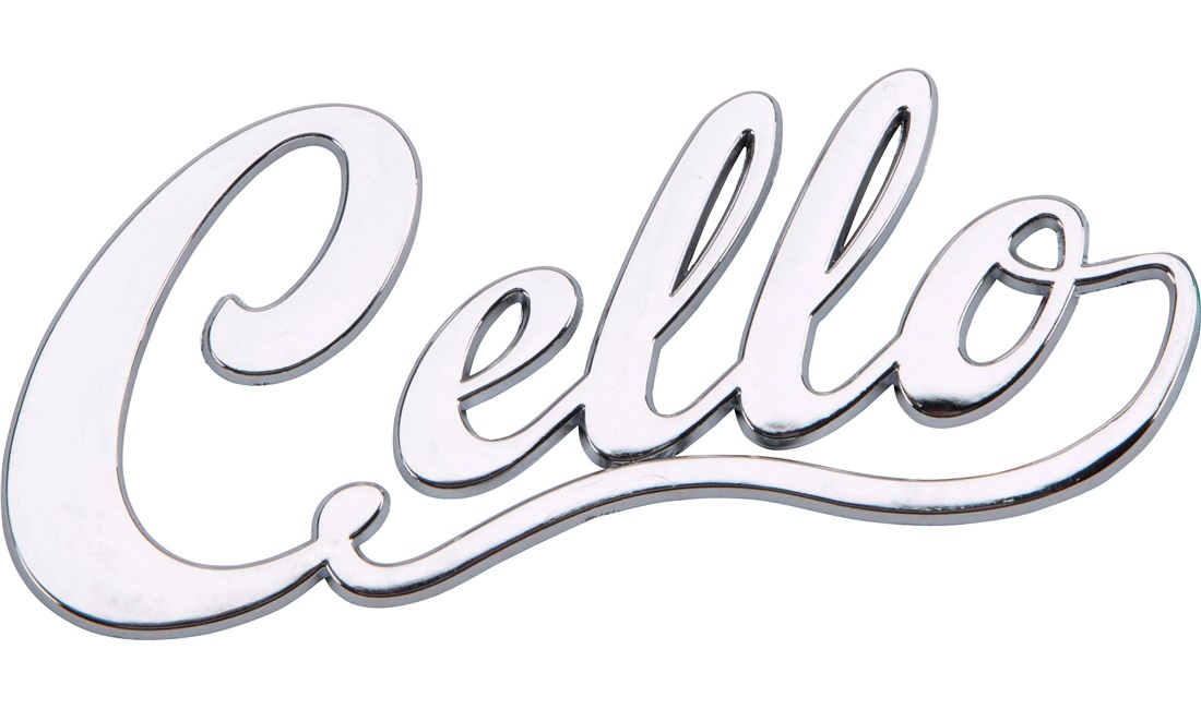  Emblem krom "Cello", Cello