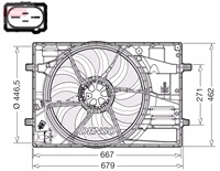  Ventilator, motorkøling