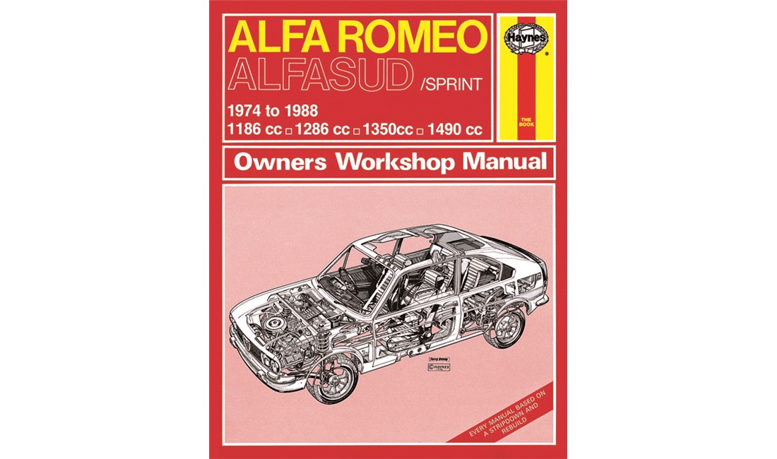  Reparasjonshåndbok Alfa Romeo Alfasud 74-88
