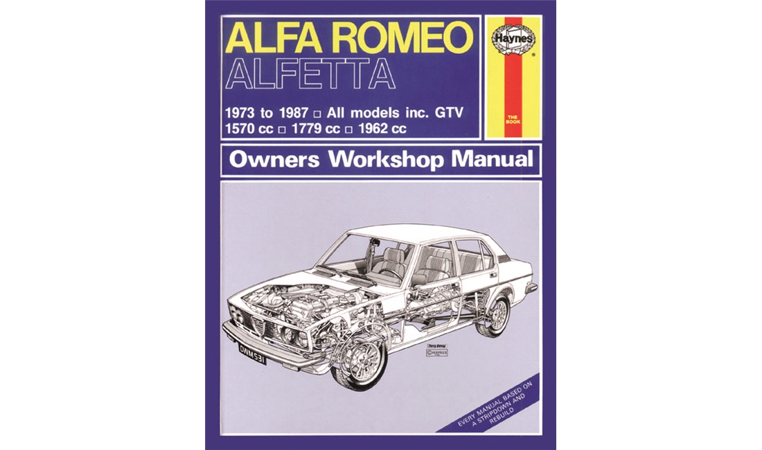  Reparasjonshåndbok Alfa Romeo Alfetta 73-87