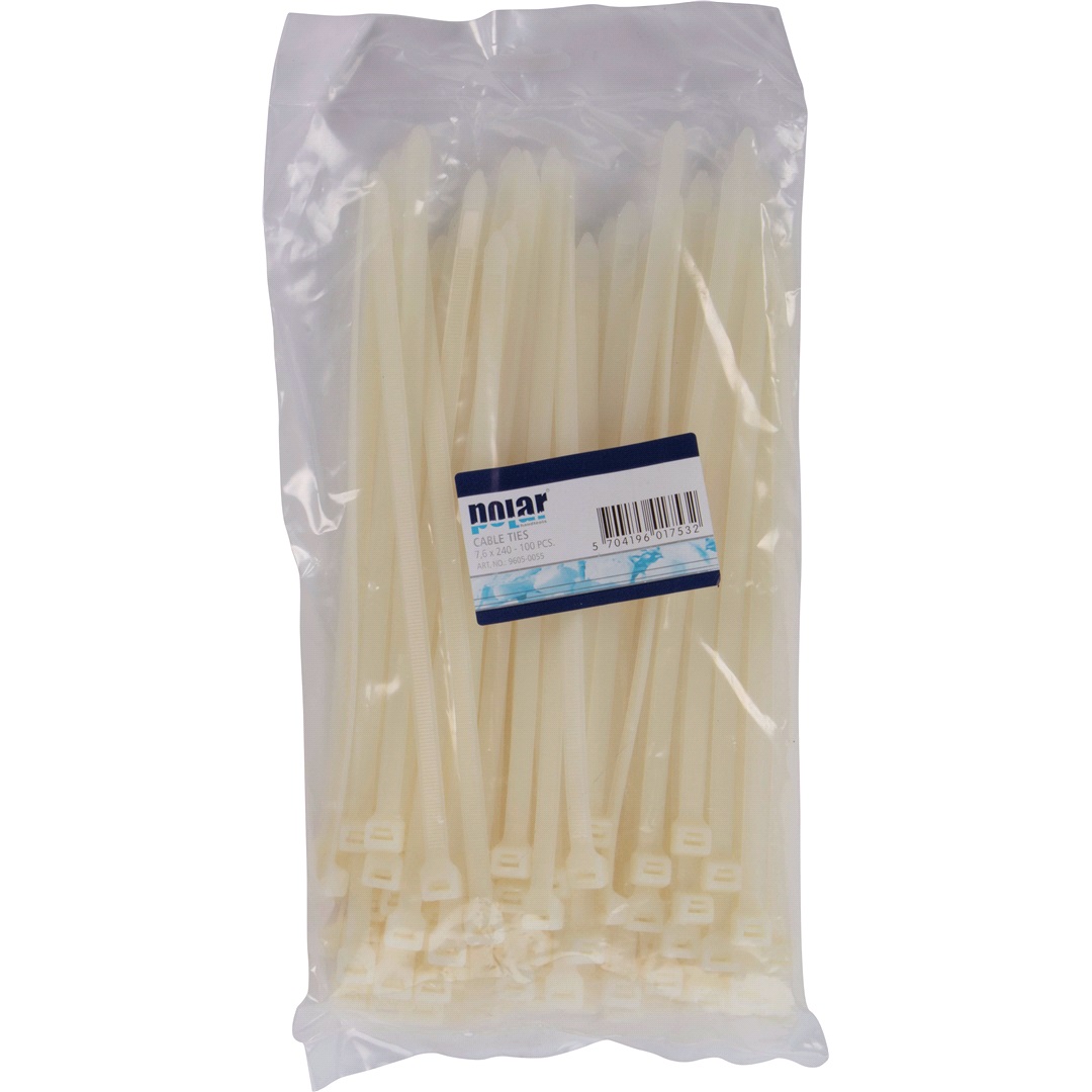 Polar Tools Buntband vit 7,6x250mm 100st Polar Tools