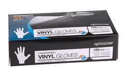 Engangshandsker Vinyl PF 100 stk. Str.XL