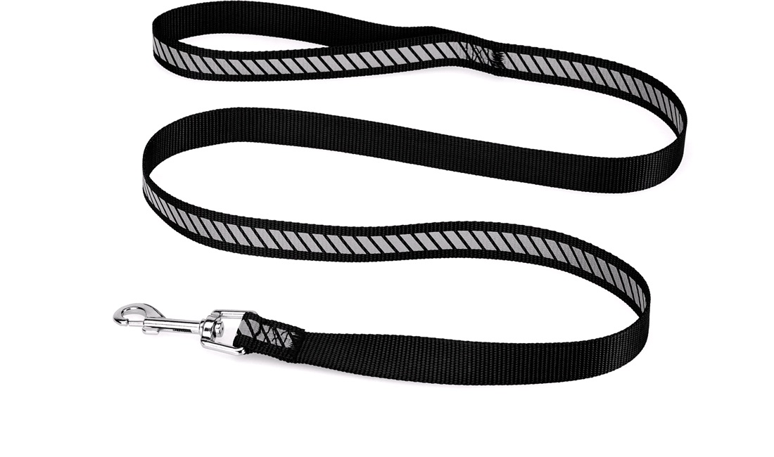  Hundeline reflekterende Sort