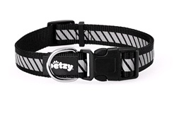 Halsbånd reflekterende Sort