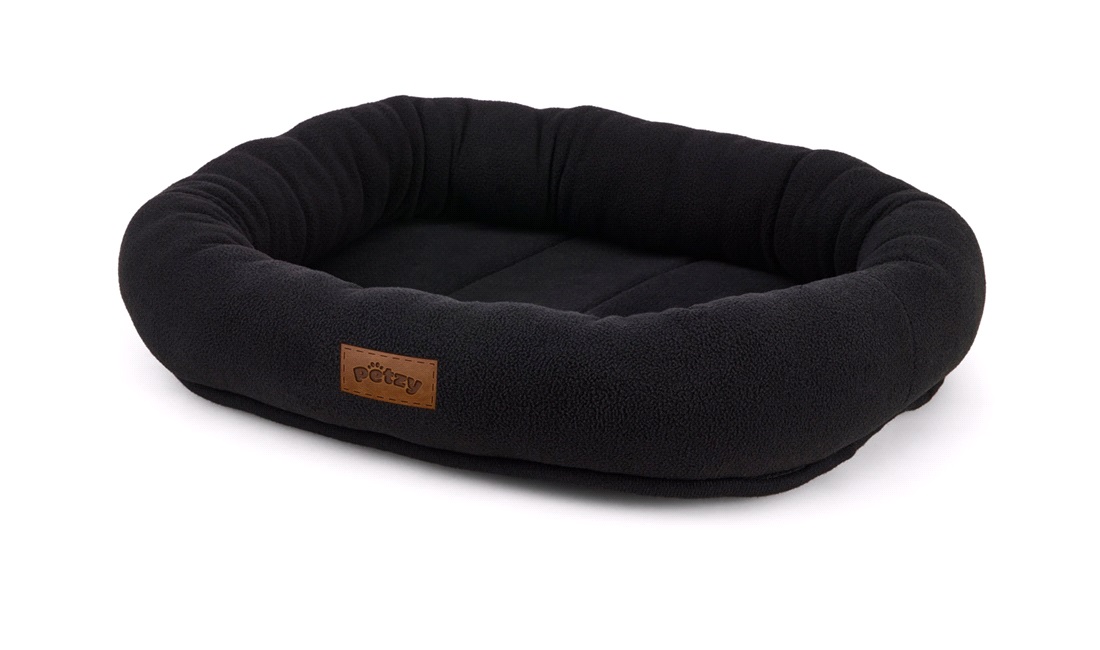  Hundsäng oval mörkgrå Medium