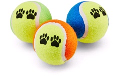 Tennisbolde til hund, 3-pack 