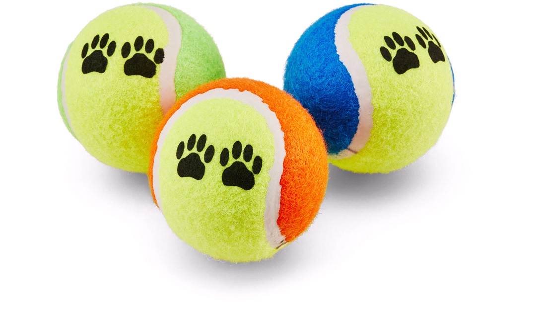  Tennisbolde til hund, 3-pack 
