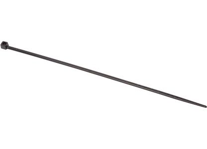 Buntband, svart - 2,5x160 mm - 50 st.