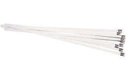 Kabelstrips stål 7,9x400 mm - 10 stk.