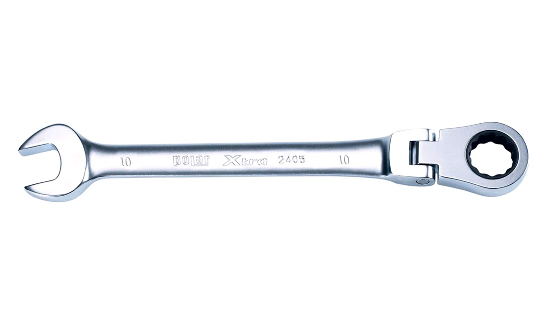  Blocknyckel m/flexibel spärrfunk. 10mm. Polar Tools 