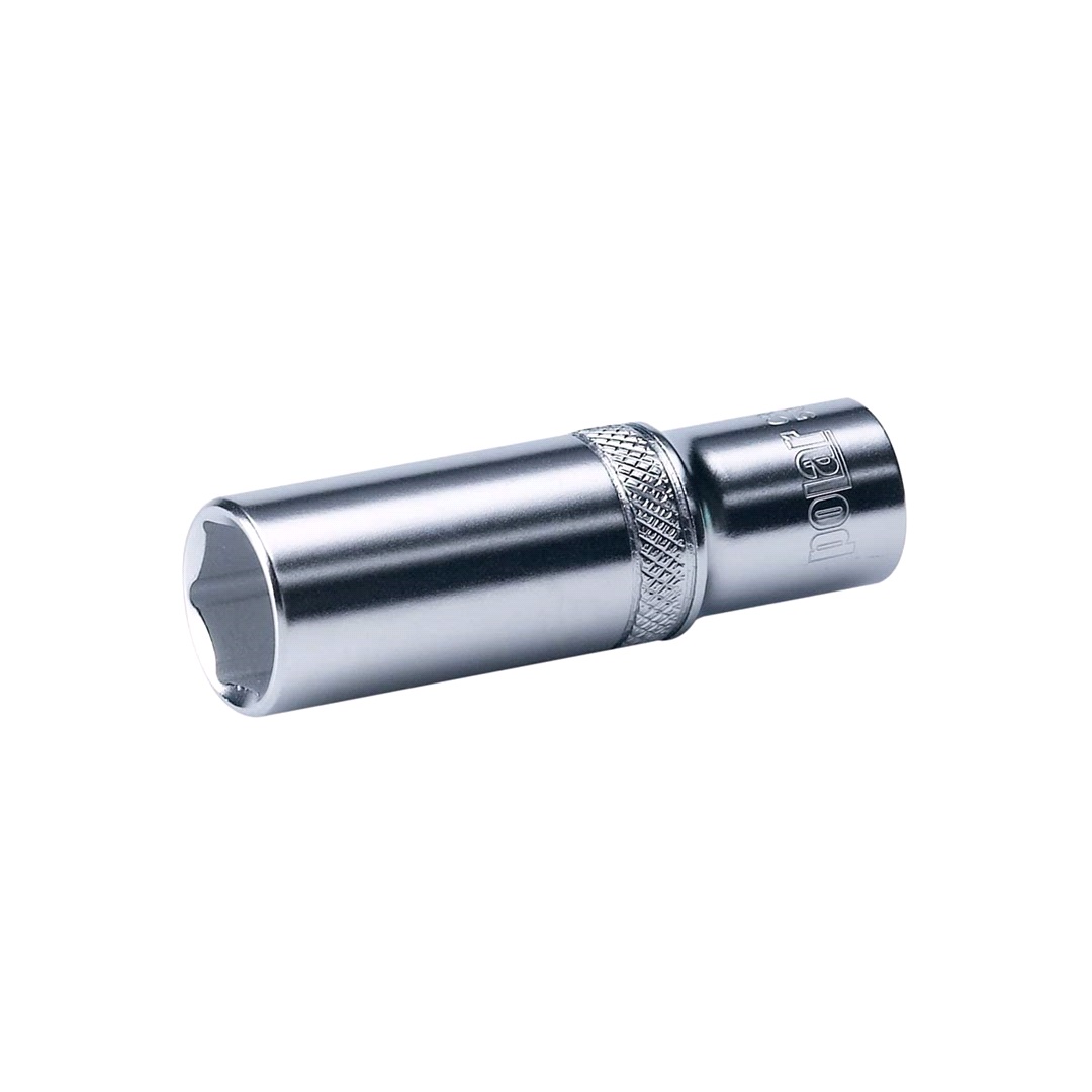 Polar Tools Lång 6-kant hylsa 3/8" 19 mm Polar Tools