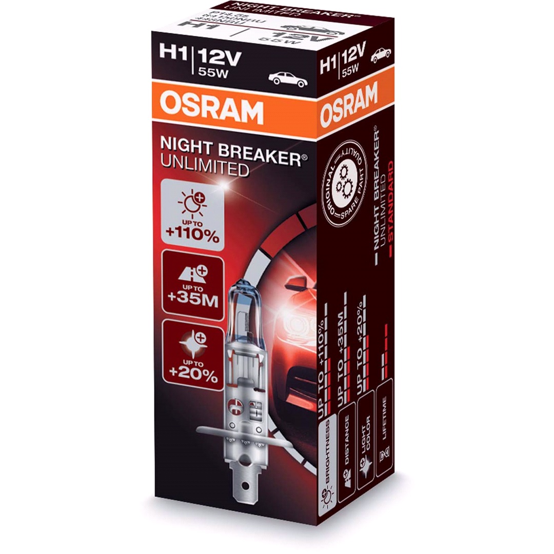 Osram Lampa 64150NBU H1 55W 12V P14.5S FS1
