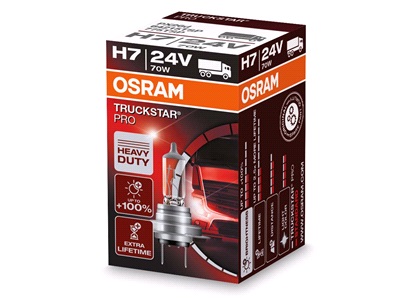 TruckStar Pro 24V 70W +100% Osram H7 