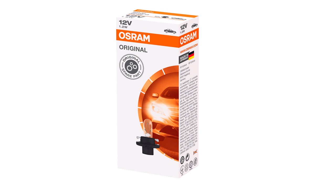 2741MF 1,2W 24V B8.5D 1A OSRAM - 1,2W - thansen.dk