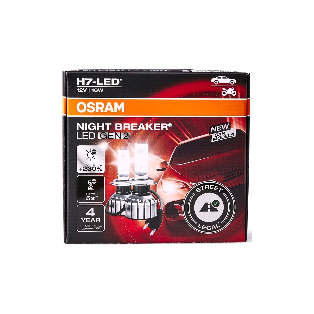 Osram Pæresett H7 Led Night Breaker (Osram)