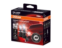  Pæresæt H4 Night Breaker LED - Osram
