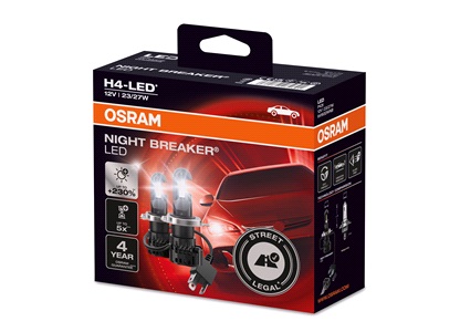 Pæresæt H4 LED Night Breaker (Osram)