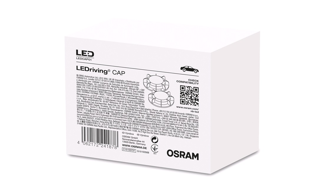  Dæksel LED NB - LEDCAP01 - (Osram)