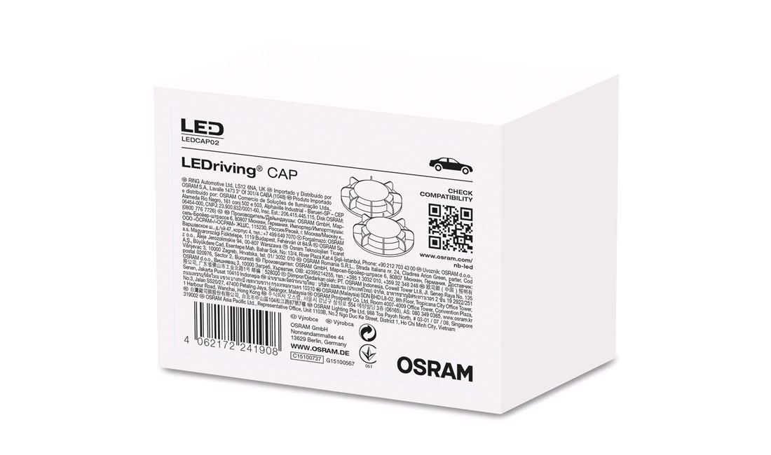  Dæksel LED NB - LEDCAP02 - (Osram)