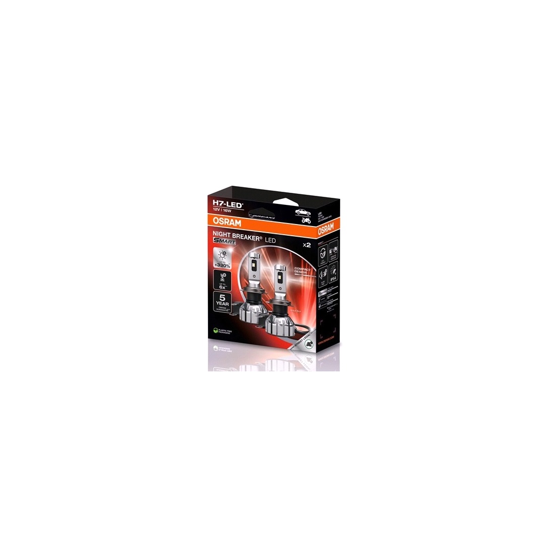 Osram Pæresett H7 Led Night Breaker Smart
