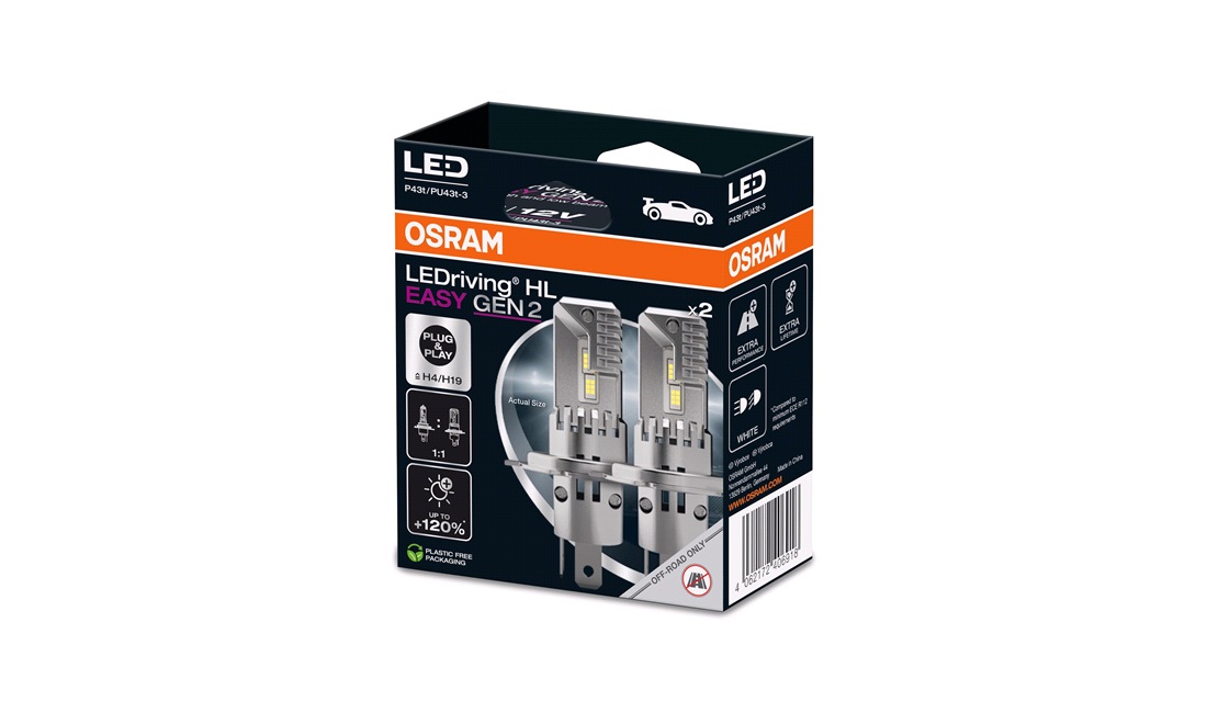  Pæresæt H4 LEDriving Easy Gen2 - Osram