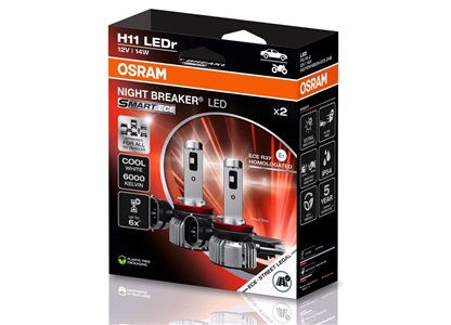 Pæresæt H11 Night Breaker Smart ECE - Os