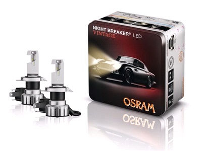 Pæresæt H4 NB LED Vintage + R2 - Osram