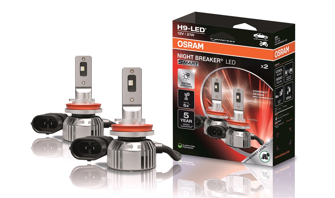  Pæresæt H9 Night Breaker LED Smart