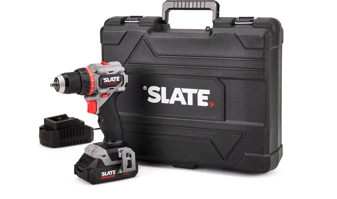  SLATE Boremaskinesæt 20v 65Nm inkl. batteri og lader