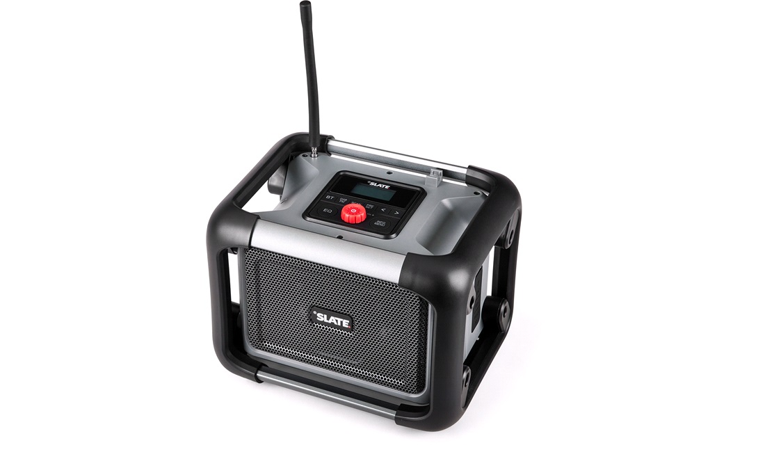  SLATE Arbejdsradio DAB+ 20V u/batteri & lader 