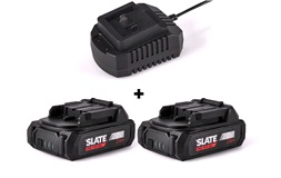 SLATE Laddare + 2 x 2Ah batterier