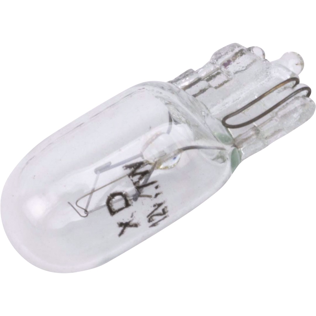 Vga Pære Glassokkel T10 12v-1,7w