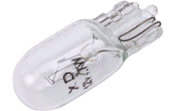 Pære glassokkel T10 12V-1,7W 