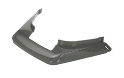 Panel under säte, fram, övre, mörkgrå, V