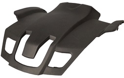 Afdækning sort midt frontskjold, Farmer